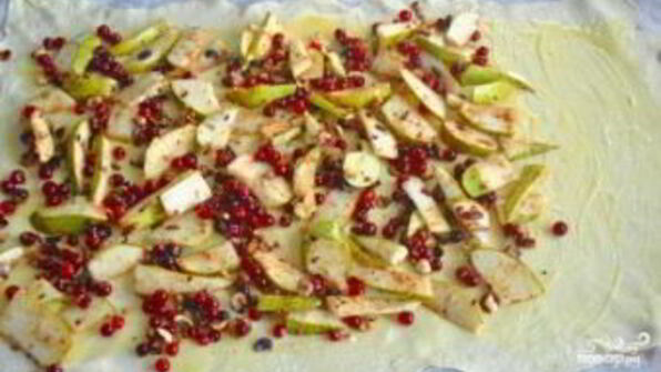 штрудель с грушей