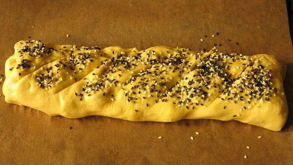 штрудель с крабовыми палочками