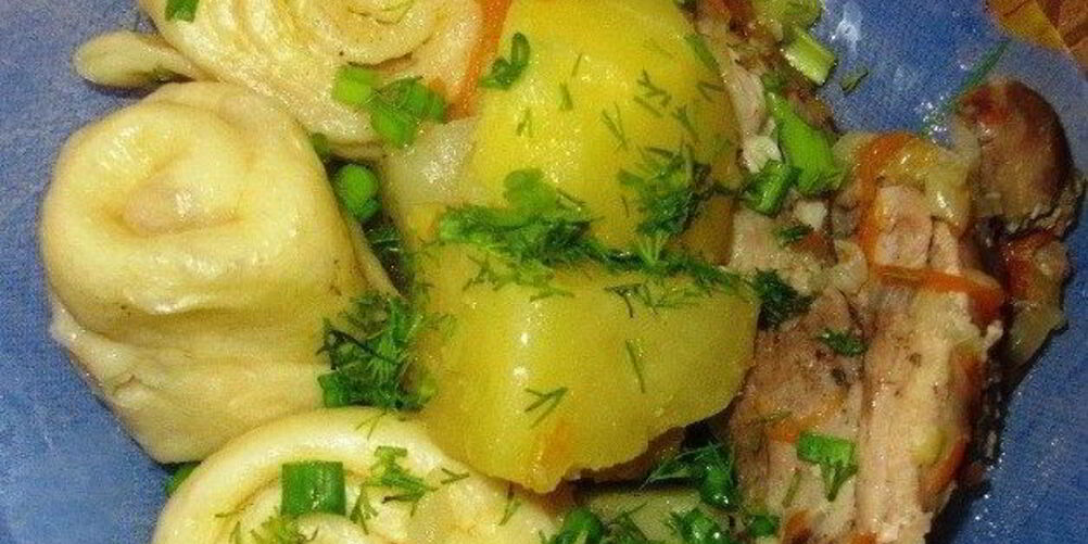Рецепт штруделя с курицей и картошкой