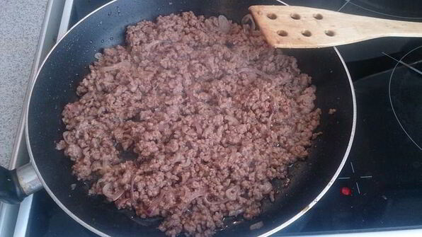 штрудель с мясом