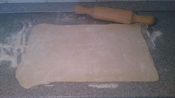 штрудель с мясом