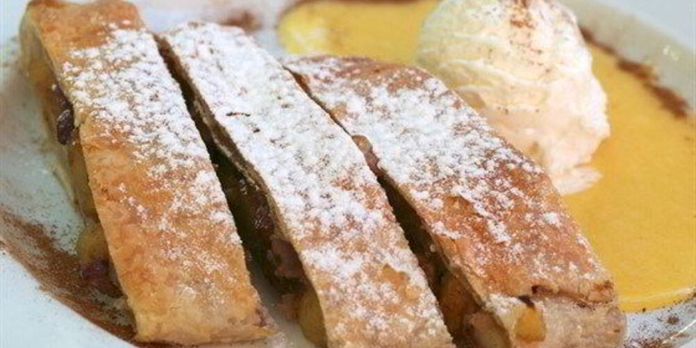 Рецепт штруделя с яблоками