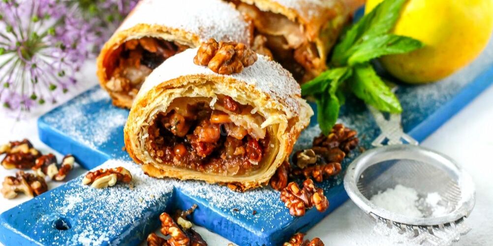 Рецепт венского штруделя с яблоками