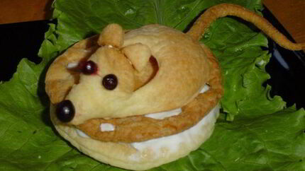 Слойки Мышка на сыре