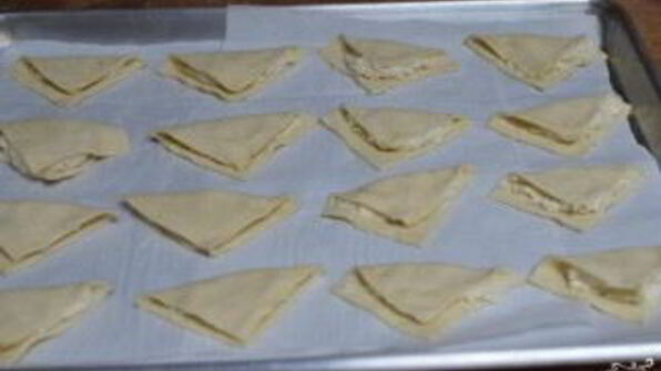 слойки с творогом