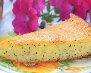 Немецкий маковый творожник