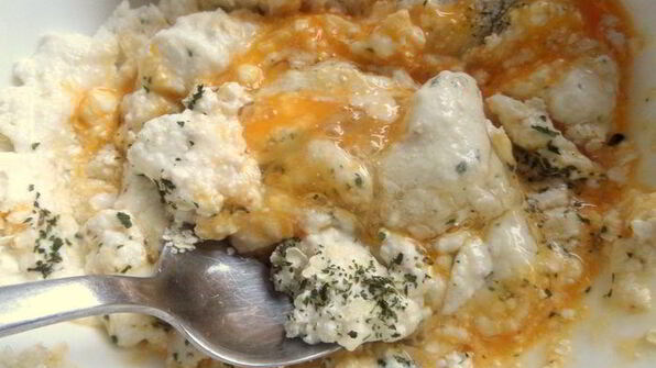 несладкие сырники с беконом