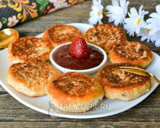 Сырники без муки на сковороде