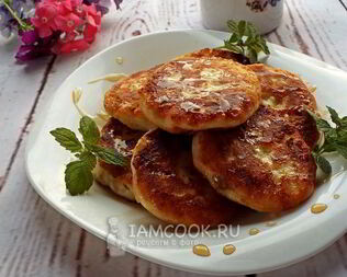 Сырники с бананом и медом