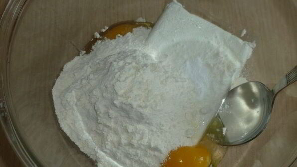 сырники с беконом и грибами