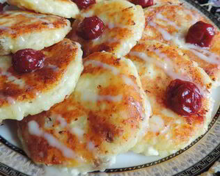 Сырники с изюмом