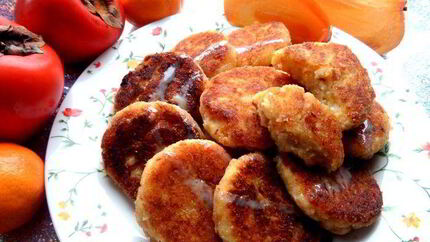 Сырники с хурмой