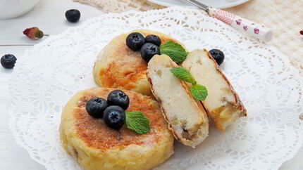 Сырники с рикоттой и бананом