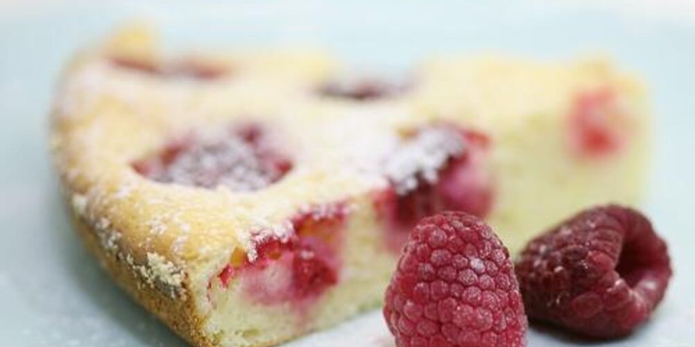 Рецепт творожника с малиной