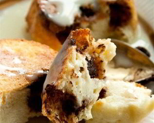 Запеченные сырники с шоколадными каплями