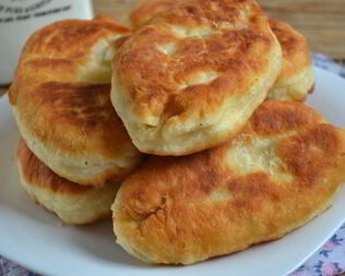 Бездрожжевое тесто для пирожков на кефире