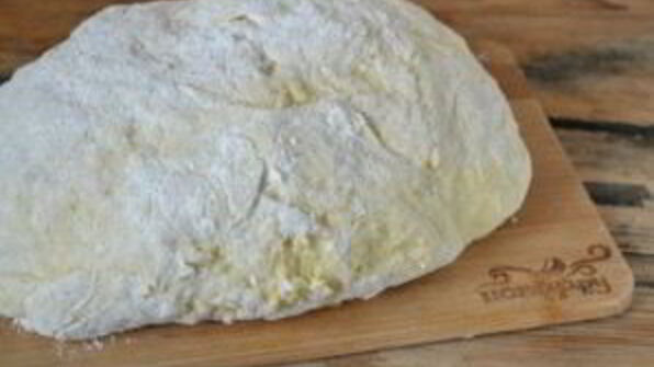 бездрожжевое тесто с сыром