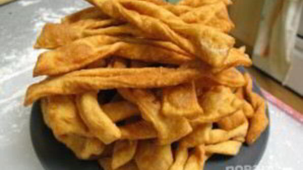 быстрое тесто для хвороста