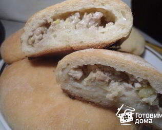 Постное тесто на капусте