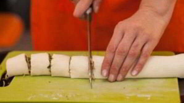 слоеное тесто с фаршем