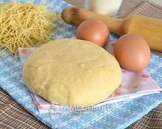 Тесто для домашней лапши