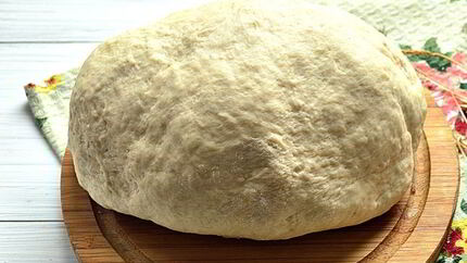 Тесто для пирогов без яиц