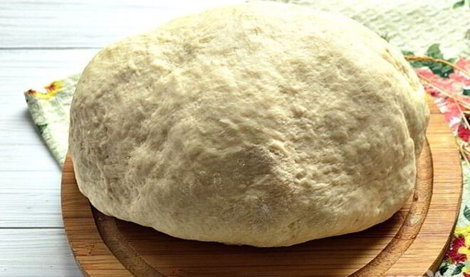 Тесто для пирогов без яиц