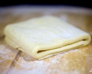 Тесто для пирогов на кефире без дрожжей