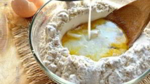 тесто на молоке без дрожжей