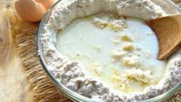 тесто на молоке без дрожжей