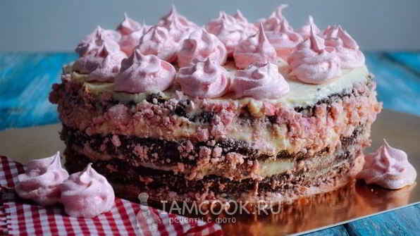 бисквитный торт с безе