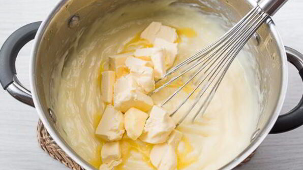 домашний наполеон с кремом пломбир