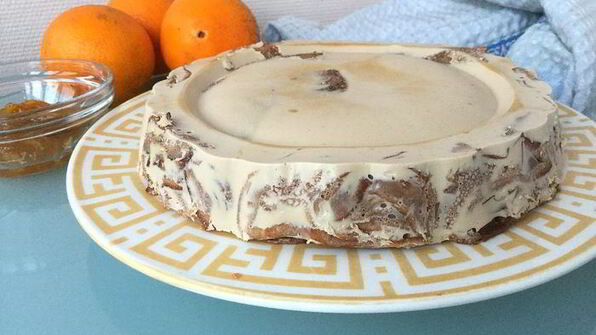 кофейный блинный торт