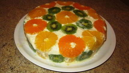 Перевернутый апельсиновый торт