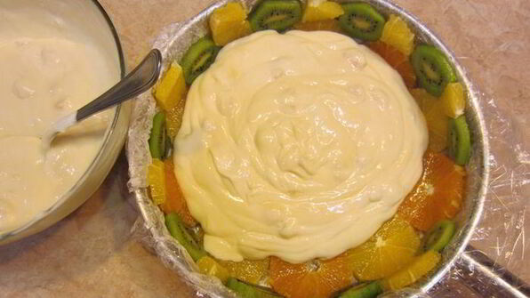 перевернутый апельсиновый торт