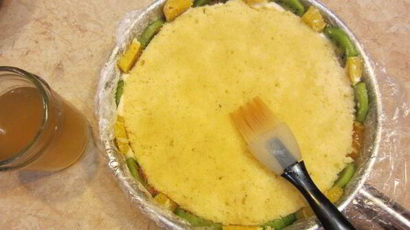 перевернутый апельсиновый торт