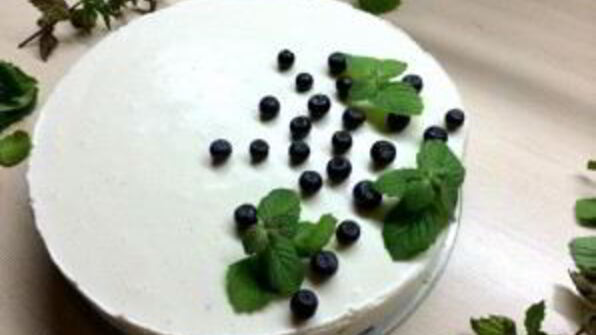 торт из творога и желатина без выпечки