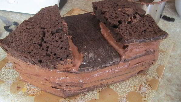 торт корабль