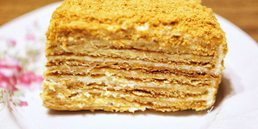 Рецепт торта медовик со сметанным кремом