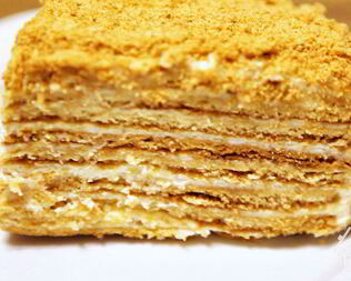 Торт медовик со сметанным кремом