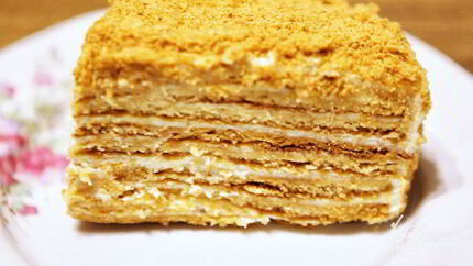 Торт медовик со сметанным кремом