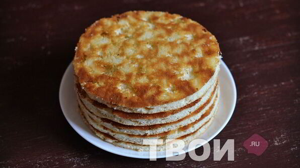 торт на сгущенном молоке