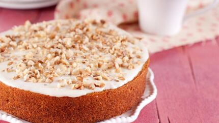 Торт с морковью и орехами