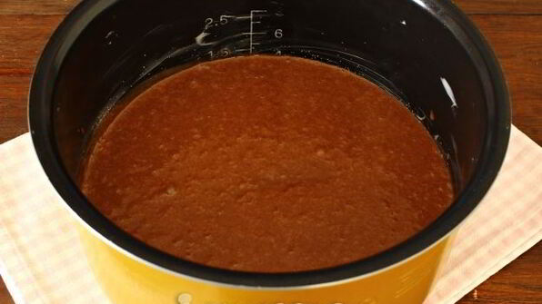 торт шоколад на кипятке в мультиварке