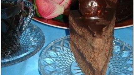 Торт Шоколадно-шоколадный