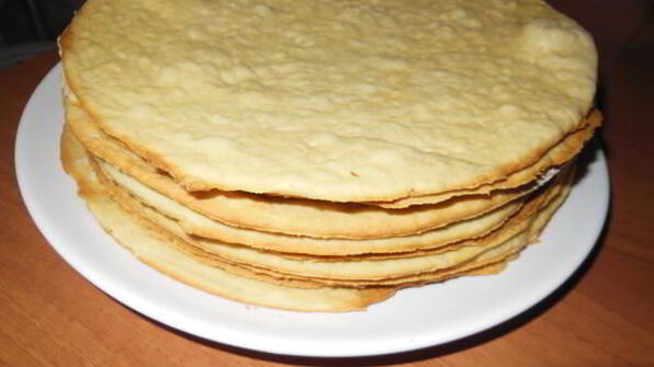 творожно-сметанный слоеный торт настена