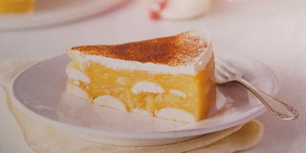 Рецепт яблочного торта с пудингом