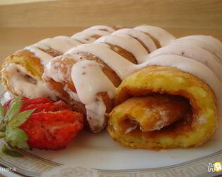 Творожные рулетики