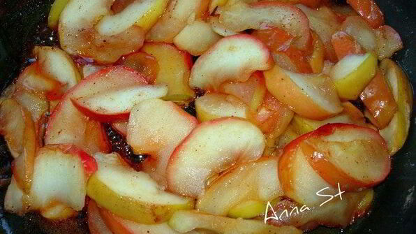 творожные слойки с яблоками