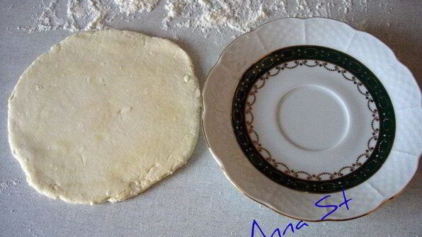 творожные слойки с яблоками